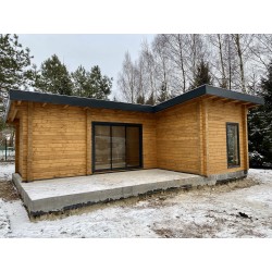 DOM Z BALI PROFILOWANYCH 34,7 m2