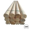 BALE DREWNIANE 240 MM (M B.)
