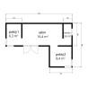 DOM Z BALI PROFILOWANYCH 34,7 m2
