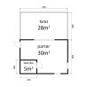 DOM Z BALI PROFILOWANYCH 70m2