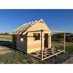 DOMEK O KONSTRUKCJI SZKIELETOWEJ 30 m2