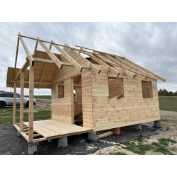 DOMEK O KONSTRUKCJI SZKIELETOWEJ 30 m2