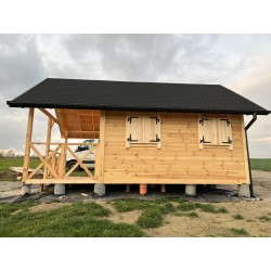 DOMEK O KONSTRUKCJI SZKIELETOWEJ 30 m2