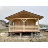 DOMEK "NEMEZJA" Z BALI PROFILOWANYCH 16 m2
