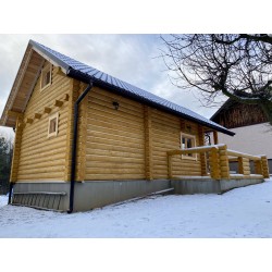DOM Z BALI OKRĄGŁYCH 70 m2