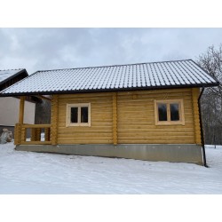 DOM Z BALI OKRĄGŁYCH 70 m2