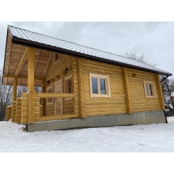 DOM Z BALI OKRĄGŁYCH 70 m2