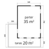 DOM Z BALI OKRĄGŁYCH 70 m2