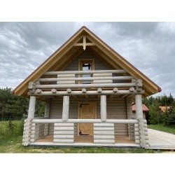 DOM Z BALI OKRĄGŁYCH 70 m2 + DWA TARASY