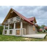 DOM Z BALI OKRĄGŁYCH 70 m2 + DWA TARASY