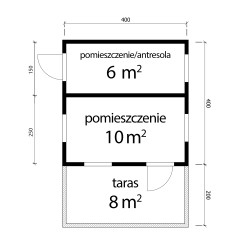 DOMEK O KONSTRUKCJI SZKIELETOWEJ 30 m2