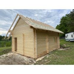 DOM Z BALI PROFILOWANYCH 70m2