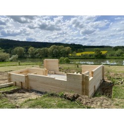 DOM Z BALI PROFILOWANYCH 70m2