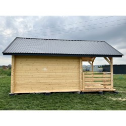 DOMEK "AKACJA" Z BALI PROFILOWANYCH 12 m2