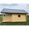 DOMEK "AKACJA" Z BALI PROFILOWANYCH 12 m2