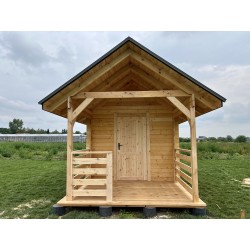 DOMEK "AKACJA" Z BALI PROFILOWANYCH 12 m2