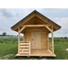 DOMEK "AKACJA" Z BALI PROFILOWANYCH 12 m2