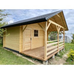 DOMEK "MAGNOLIA" Z BALI PROFILOWANYCH 16 m2