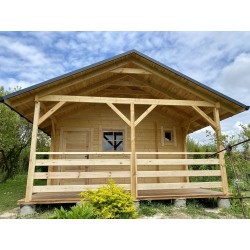 DOMEK "MAGNOLIA" Z BALI PROFILOWANYCH 16 m2