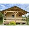 DOMEK "MAGNOLIA" Z BALI PROFILOWANYCH 16 m2