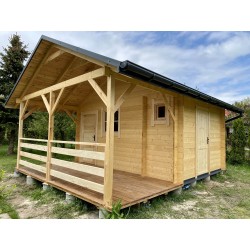 DOMEK "MAGNOLIA" Z BALI PROFILOWANYCH 16 m2