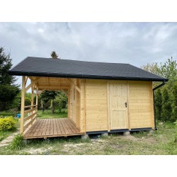 DOMEK "MAGNOLIA" Z BALI PROFILOWANYCH 16 m2