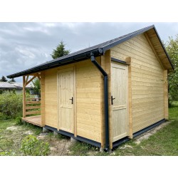 DOMEK "MAGNOLIA" Z BALI PROFILOWANYCH 16 m2