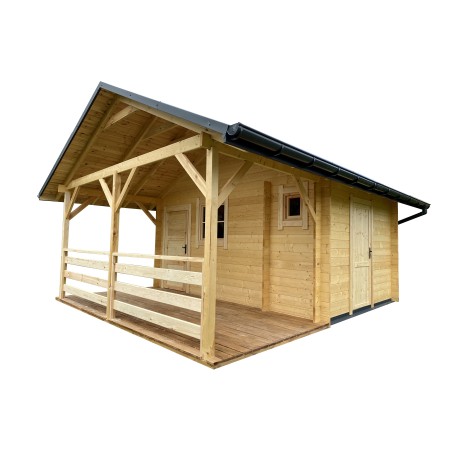 DOMEK "MAGNOLIA" Z BALI PROFILOWANYCH 16 m2