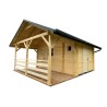 DOMEK "MAGNOLIA" Z BALI PROFILOWANYCH 16 m2