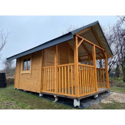 DOMEK O KONSTRUKCJI SZKIELETOWEJ 16 m2