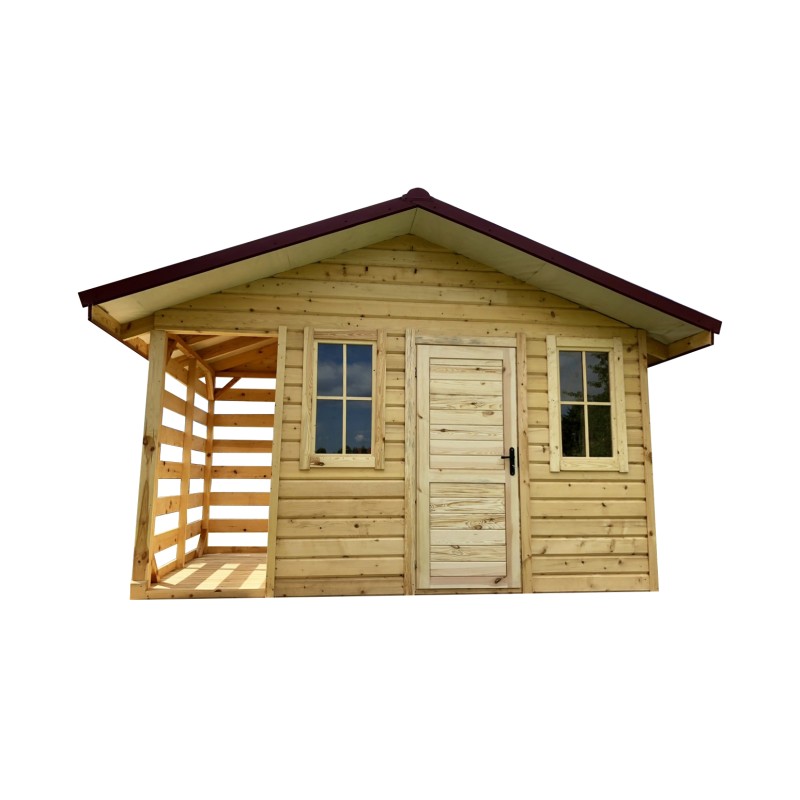DOMEK OGRODOWY DREWNIANY DZIAŁKOWY 9 m2