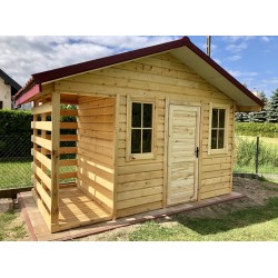 DOMEK OGRODOWY DREWNIANY DZIAŁKOWY 9 m2