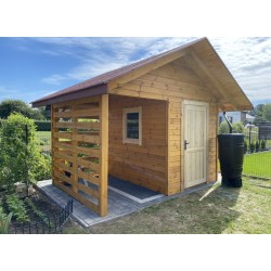 DOMEK OGRODOWY DREWNIANY DZIAŁKOWY 6 m2