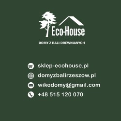 DOMEK "BRATEK" Z BALI PROFILOWANYCH 16 m2