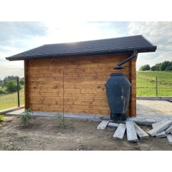 DOMEK "BRATEK" Z BALI PROFILOWANYCH 16 m2