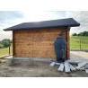 DOMEK "BRATEK" Z BALI PROFILOWANYCH 16 m2