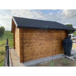 DOMEK "BRATEK" Z BALI PROFILOWANYCH 16 m2