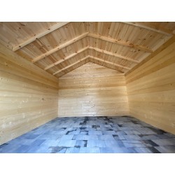 DOMEK "BRATEK" Z BALI PROFILOWANYCH 16 m2