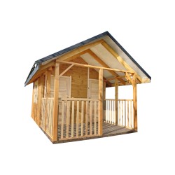 DOMEK OGRODOWY DREWNIANY 6 m2