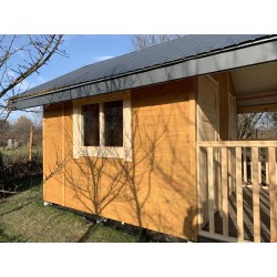 DOMEK OGRODOWY DREWNIANY 6 m2
