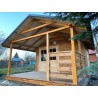 DOMEK OGRODOWY DREWNIANY 16 m2