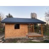 DOMEK OGRODOWY DREWNIANY 16 m2