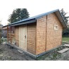 DOMEK OGRODOWY DREWNIANY 16 m2