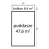 DOMEK Z BALI 180 MM CAŁOROCZNY