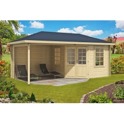DREWNIANY DOMEK "WRZOS" OGRODOWY 15,5M2 Z BALI