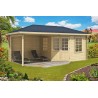 DREWNIANY DOMEK "WRZOS" OGRODOWY 15,5M2 Z BALI