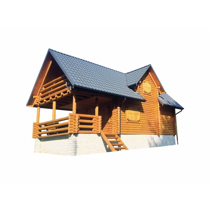 DOM Z BALA 180MM LETNISKOWY 70M2 + TARAS + BALKON