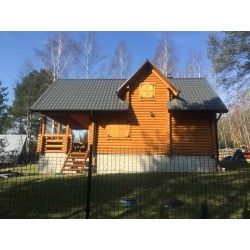 DOM Z BALA 180MM LETNISKOWY 70M2 + TARAS + BALKON