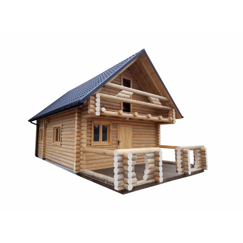 DOMEK Z BALI 500X700 Z TARASEM 70M2 LETNISKOWY