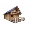 DOMEK Z BALI 500X700 Z TARASEM 70M2 LETNISKOWY